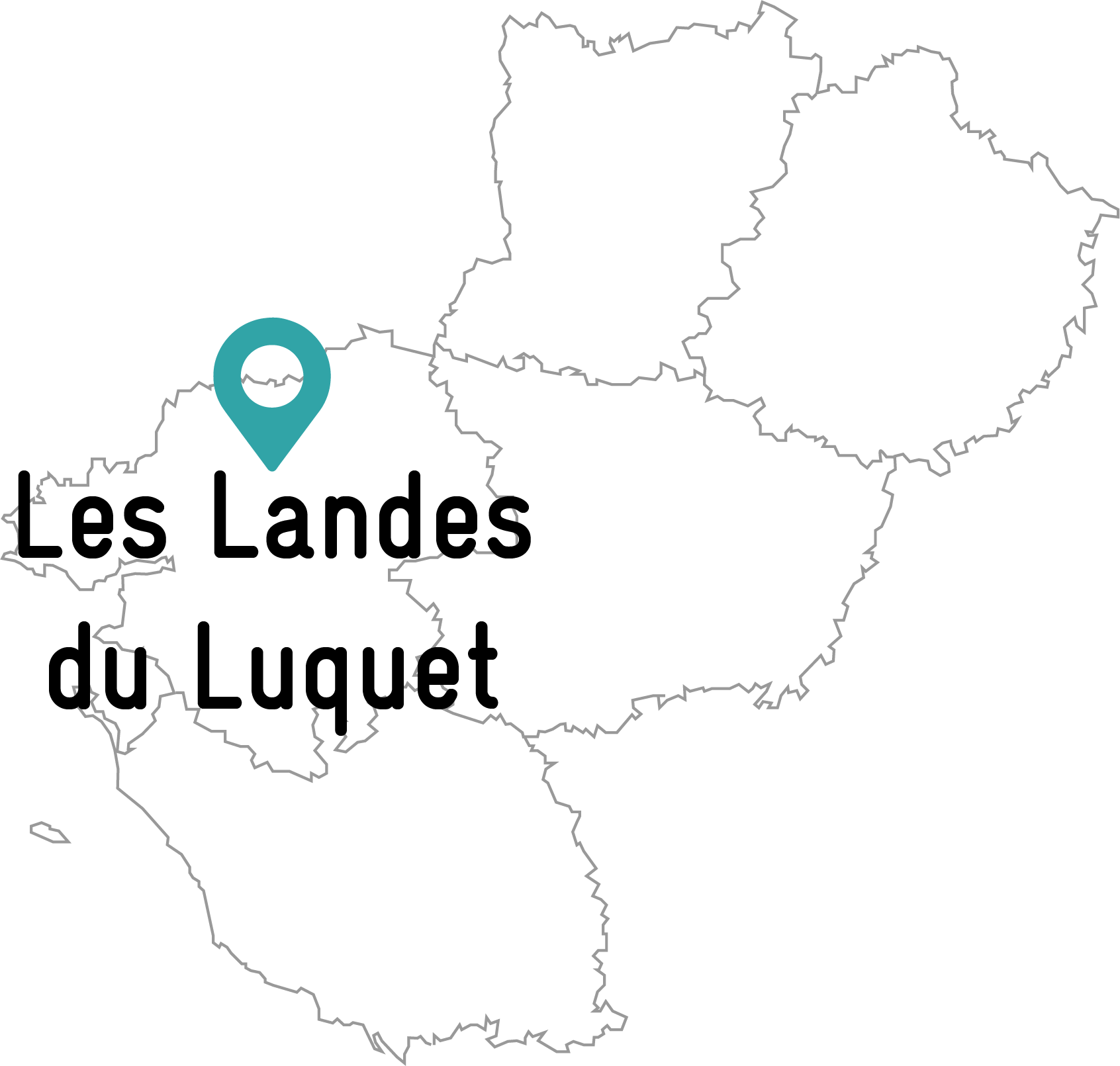 visuel carte landes du luquet - site PDL